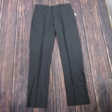 Perry Ellis NEW NWT Mens Slim-Fit Stretch Dress Pant Charcoal Check 30x30 Golf