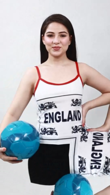 ladies england football vest tops