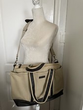 EDDIE BAUER Beige/Brown Diaper Bag XL Soft
