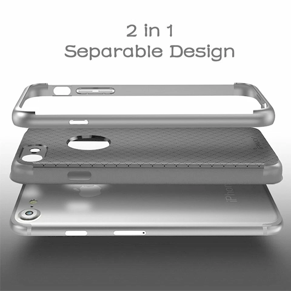 iPhone 7, 7 Plus Case, Original iPaky Hybrid TPU Flexible cover Hybrid Bumper - Image 4 of 4