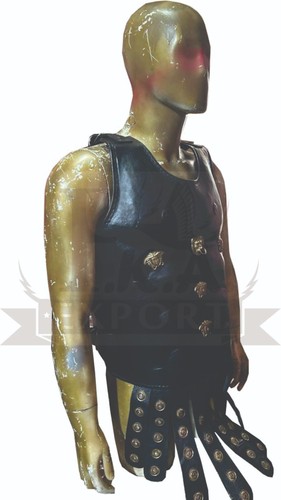 Leather Muscle Body Armour / Medieval Armor Muscle Cuirass / Leather Armor /- - Picture 3 of 5