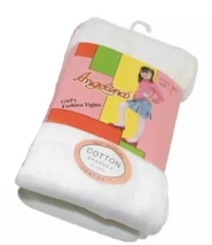 Angelina White Fashionable Casual Girls Warming Winter Tights  X L 11-14