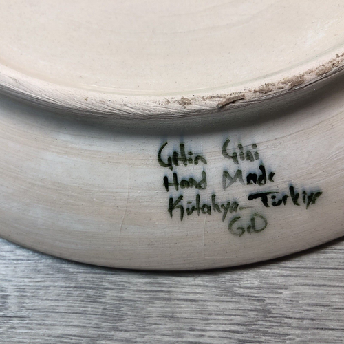 BODRUM TURKEY tourist souvenir memory ceramic plates x2 very colourful handmade - Bild 13 von 15