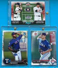 2016 BOWMAN CHROME Yohander Mendez RC + 2013 Jonathan Gray RC + Ariel Jurado RC