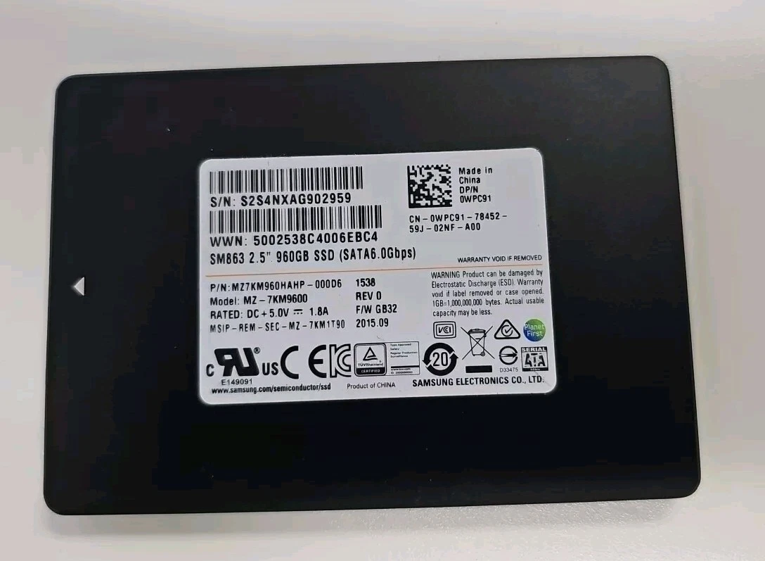 Samsung 960GB SATA III Solid State Drives for sale | eBay