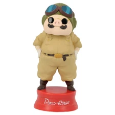 Studio Ghibli Porco Rosso Bubble Head Figure Porco Mini Japan import NEW