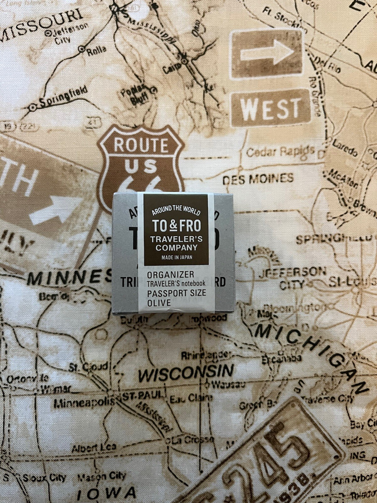 TO&FRO Traveler’s Company/Notebook Traveler’s Organizer/Passport/Olive