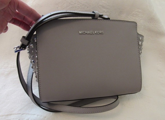 michael kors selma studded crossbody