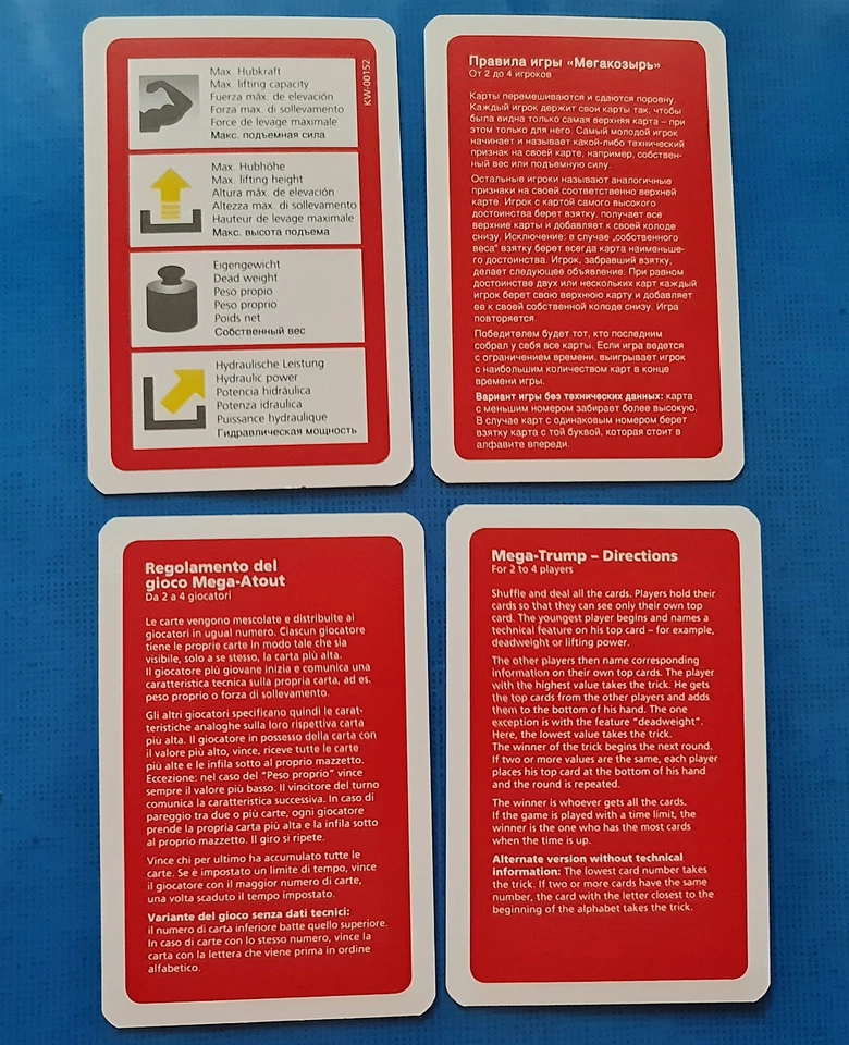 Auténticas cartas de juego Piatnik Palfinger 2008 cuarteto industrial Alemania Foto 3 de 4