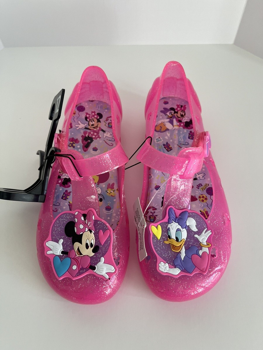 Girls Disney Junior Minnie Mouse \u0026 Daisy Jelly Shoes Size 12 Kids New with  Tag | eBay