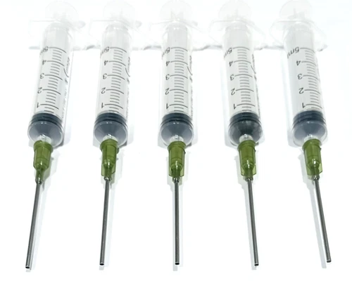 5pcs 5ml injection 5 Blunt Tip Syringe Needle Luer Cap Dispensing Liquid Refill