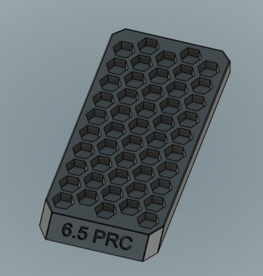 Bullet Tray Reloading Block 6.5 PRC Dillon Hornady RCBS 3d printed Frankford