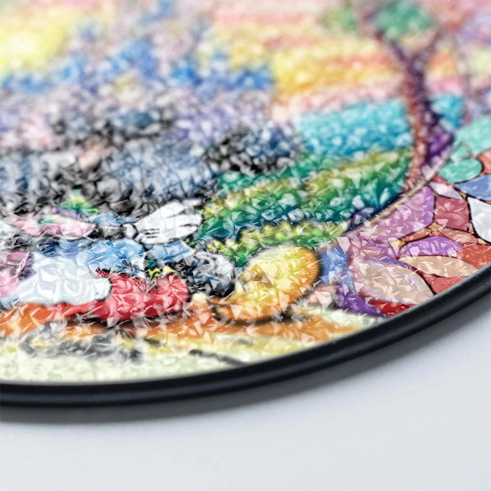 Personalized Mickey Mouse Stained Glass Suncatcher, Custom Couple Name Disney