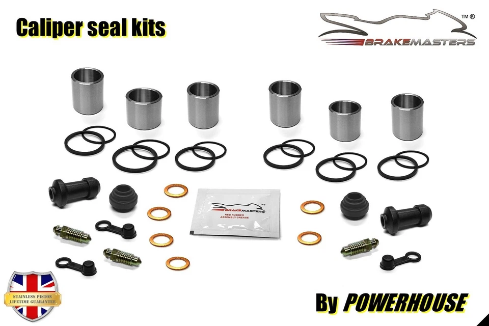 Honda NT700 V Deauville 6 2006 front brake caliper piston seal rebuild repair Foto 2 de 4