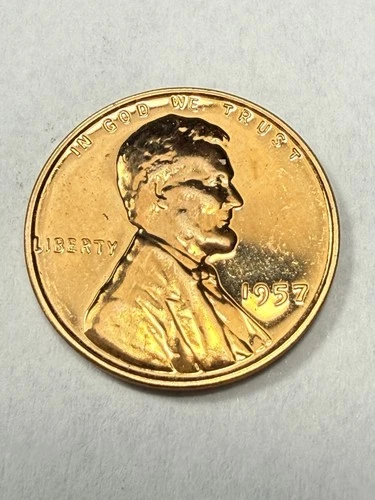 ** 1957 PROOF LINCOLN CENT  (UPGRADE THAT SPOT IN YOUR SET) PRICED TO SELL 🔥 **