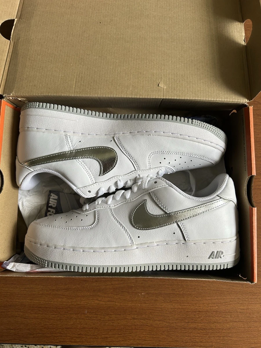 Nike Air Force 1 Silver | eBay