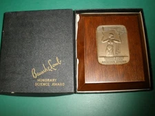 Bausch & Lomb Honorary Science Award Plaque in Box 4.5"x5" (063)