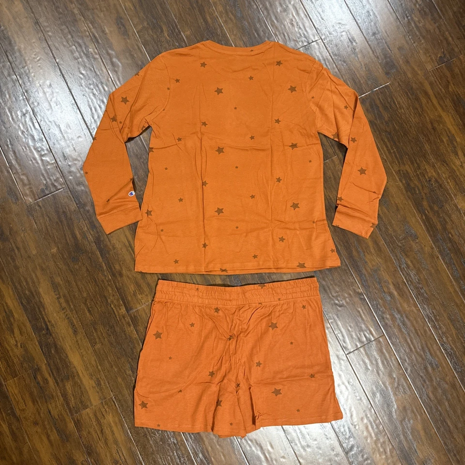 Nuevo Texas Longhorns Damas Mujeres Conjunto de Salón Talla XL 2 Piezas Naranja Campeón Foto 2 de 4