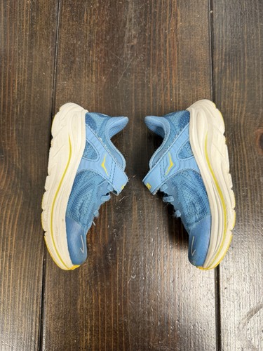 HOKA K CLIFTON 10 LITTLE KIDS 1168873 / ALF -Blue- Excellent Condition Size 11MD - Picture 17 of 23