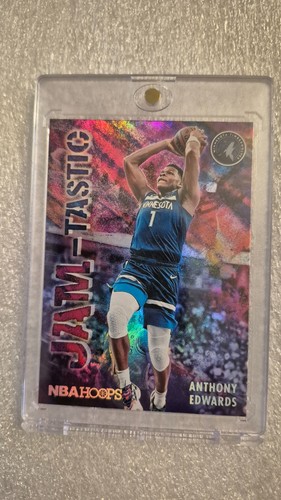 2023-34 Anthony Edwards Jam-Tastic Panini Nba Hoops #7 Basketball Card NM/MT
