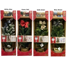 Member's Mark 40 Warm White Pre-Lit Mini Tree & Decorating Kit