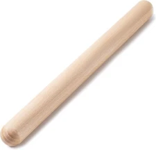 17.7" Wood French Rolling Pin for Baking Pizza Pastry