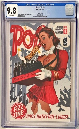 2025 Mad Cave Comics Pop Kill #3 Variant Cover Adam Hughes CGC Graded 9.8
