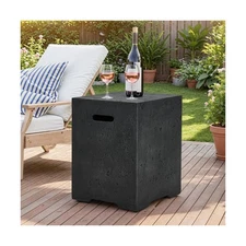 ECOTOUGE Modern Propane Tank Cover, 20 lb Tank Cover Table for Fire Pit Table...