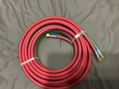 Sparc Welders 1/4'' Grade T-Fuel Gas Max WP 300PSi Meets RMA/CGA 15 Ft Hose