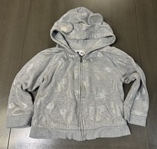 babyGap Disney Girls Gray Silver Full Zip Hoodie 4 Years Toddler
