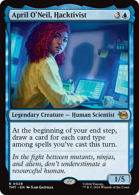 x4 April O'Neil, Hacktivist TMT Ninja Turtles MTG 29 M/NM 4x | eBay