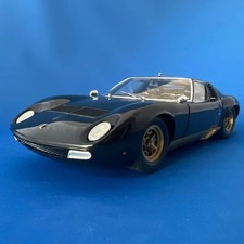 Kyosho 1/18 Lamborghini Miura P400 SV Black Diecast Model Car with Box