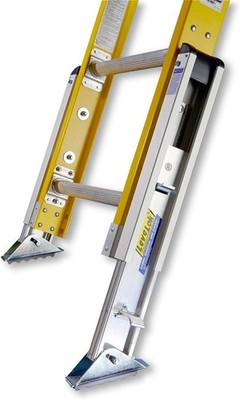 Permanent Mount Ladder Levelers for Uneven Surfaces   2 Legs - Complete Kit