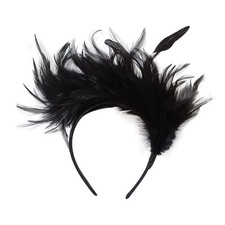 Women's 20s 50s Feather Fascinator Headband Hairband Hat Tea Party Cocktail W...