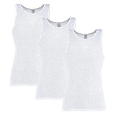 Knocker Men's SPAK Big & Tall White Basic A-Shirts (3 Pack)