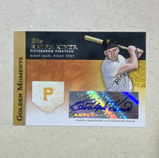 2012 **RALPH KINER** Topps Golden Moments •AUTO•HOF• Card #GMA-RK•RT MAN RT SPOT