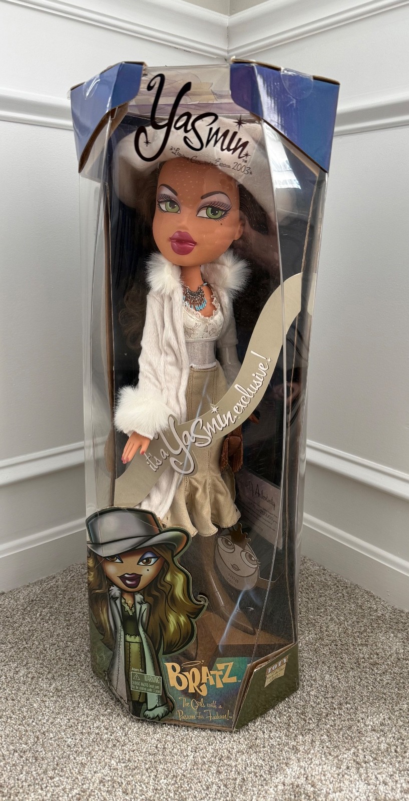 MGA BRATZ &ldquo;YASMIN&rdquo; DOLL LTD ED 99,739/250,000 NIB 2003 H