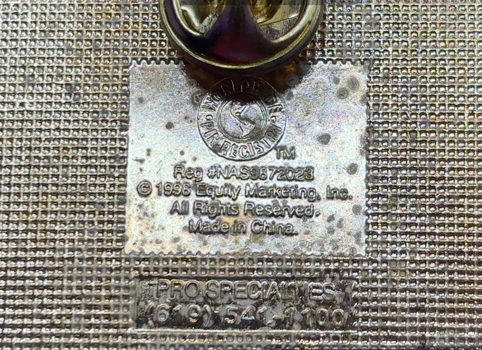 Vtg 1998 NASCAR Mark Martin Miller Time 400 Race Winner Pin 6/14/1998 Hat - Image 3 of 3