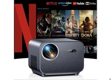 4K Smart Cinema Projector VGKE900 Netflix certified Wi-Fi Bluetooth HOME CINEMA