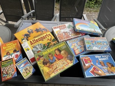 11. Brettspiele Retro Vintage Konvolut Sammlung  Spiele!! Retrospiele 80er Jahre