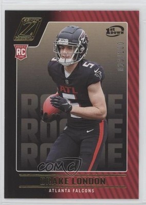 2022 Panini Zenith Rookies 1st Down 20/100 Drake London #107 Rookie RC 1u6