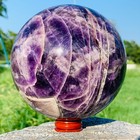 5.5LB Natural Dreamy Amethyst Quartz Sphere Crystal Ball Reiki Healing — photo 3