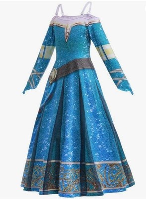 Lito Angels Prinzessin Merida Kleid Verkleidung für Kinder Mädchen 4-5 Jahre