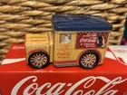 Vintage Coca Cola Delivery Truck Tin 1990 Complete Advertising Collectable BANK