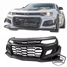 Full Front bumper replacement For 2016-2018 Chevy Chevrolet Camaro 1LE style
