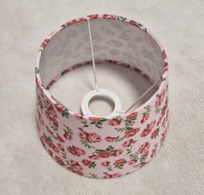 Lampenschirm Blumen Rosa – Stoff – Neu – 15×20×13 cm