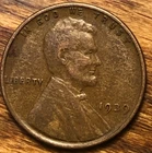 1939 Lincoln Wheat Cent Woody Wood Grain Improper Alloy Unique Eye Appeal Error