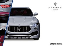 MASERATI - LEVANTE - FULL OWNERS USER MANUAL - NEW PRINT
