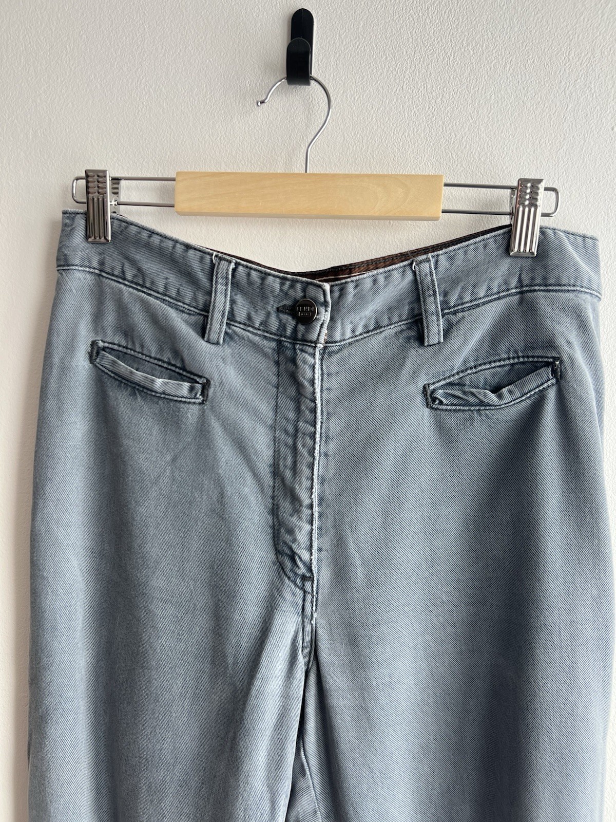 Vintage Fendi Women Lightweight Jeans Gray Size 30/34 thumbnail 6