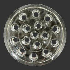 Vintage Clear Glass Flower Frog Floral Arrangements